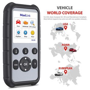 <span class=keywords><strong>Autel</strong></span> OBD2 escáner herramienta de exploración de diagnóstico <span class=keywords><strong>ML629</strong></span> - MaxiLink629 escáner de código de OBD2 - Product Image 5