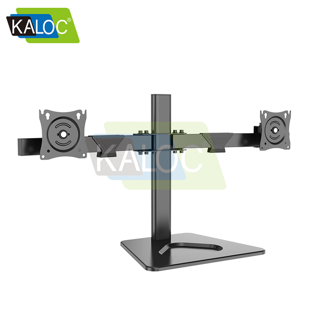 Spring Gas Rotatable Computer Monitor Screen Dual Arm Adjustable Monitor Bracket