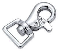 Mousqueton métallique tendance 1" x 1 7/8" pour animaux de compagnie/équestre/sacs, en alliage de zinc de haute qualité