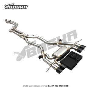 Tuyau d'échappement Valvetronic personnalisé en Z pour M3/M4 G80/G82 S58 3.0T 2021-2024 en acier inoxydable SS304 de 1,5 mm avec télécommande - Product Image 6