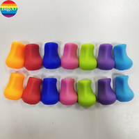 Poignée de crayon en silicone grande et colorée, aide à l'écriture ergonomique pour les enfants à l'école