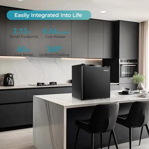 यूहोमी 1.1cu. फीट एकल दरवाजा मिनी फ्रीजर सीधे फ्रीजर रेफ्रिजरेटर घर के उपयोग के लिए सीधे फ्रीजर रेफ्रिजरेटर - Product Image 2