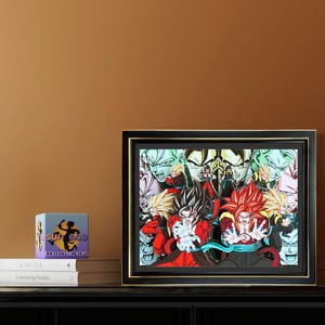 Venta directa <span class=keywords><strong>de</strong></span> fábrica Vegeta <span class=keywords><strong>Goku</strong></span> Super 3D animación Dragon Ball adornos estéreo pintura marco <span class=keywords><strong>de</strong></span> fotos al por mayor artesanías <span class=keywords><strong>de</strong></span> papel - Product Image 6