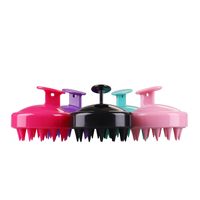 En gros 5 Pack Peigne À Cheveux Femmes En Silicone Souple Démêlant Brosse À Cheveux et Peigne à Picots En Silicone