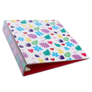 Tùy chỉnh Vòng chất kết dính 3 "A4 2 3 4 Nhẫn tông thư mục tập tin chất lượng cao PVC bìa các tông Vòng chất kết dính tài liệu thư mục - Product Image 1