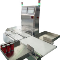 Contrôleuse de poids dynamique à grande vitesse pour bouteilles en aluminium, liquides, double voie, mise en bouteille de canettes avec système de rejet, balances de pesage