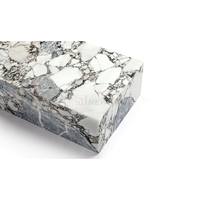 Newstar Salon Luxe Naturel Personnalisé Cube Chinois Calacatta Viola Marbre Plinthe Cube Table Basse