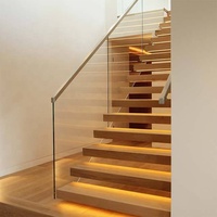 Yiiya — marches d'intérieur en acier inoxydable, 304 s.s, accessoire en verre, pour le commerce extérieur, bricolage, soudage flottant