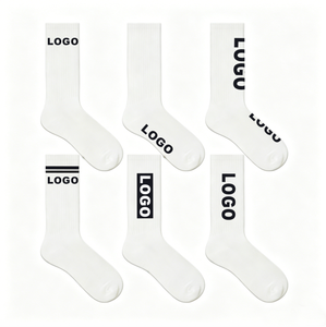 Chaussettes <span class=keywords><strong>de</strong></span> sport personnalisées en gros avec logo, tricotées, respirantes, coussinées, pour athlétisme, course à pied, basketball, cyclisme, équipe, chaussettes pour hommes - Product Image 3