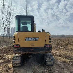 Hochleistungs-Sany SY55C <span class=keywords><strong>Mini</strong></span>-Raupenbagger Gebraucht 5,5 Tonnen Kleiner Bagger für Bauarbeiten - Product Image 4