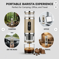 Machine à expresso portable Kingze OEM, mini machine à café automatique électrique à capsules intelligente avec mousseur à lait