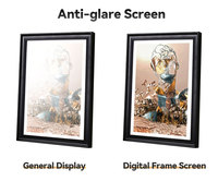 Écran d'art numérique NFT, téléchargement d'images, affichage intelligent des photos, vidéo, grand cadre photo numérique 32 pouces pour l'art