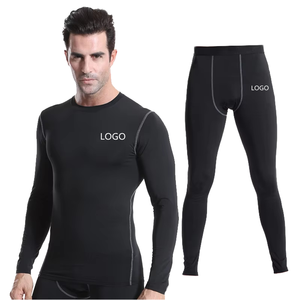 Leggings de sport pour hommes en gros – Nouveauté automne, antibactériens, haute élasticité, respirants, séchage rapide, taille élastique - Product Image 1