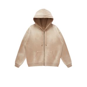 Nueva Sudadera con Capucha y Cremallera para Hombre, Estilo Lavado Ácido, Sudadera Holgada, Ropa Deportiva Esencial - Product Image 4