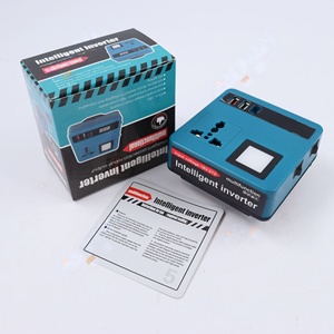 Convertisseur de batterie <span class=keywords><strong>multifonction</strong></span> avec lumière LED, ports USB et prise secteur, entrée 18 V à 21 V pour les boutiques, les stands et les foyers africains - Product Image 3