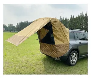 चीन निर्माता आउटडोर पक्ष शामियाना रियर तम्बू कार विस्तार छत टूरिस्ट कार छाता हार्ड शीर्ष खोल पोर्टेबल टेंट जैसा मामला
