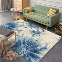 MASCHINE GEMACHT Polyester Geometric Pattern Blanket Teppiche mit großem Boden Rutsch fester Wohnzimmer teppich