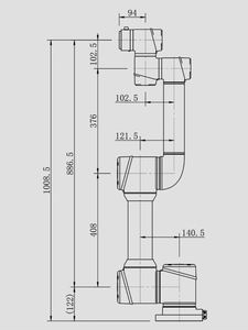 Brazo Robótico de Seis Ejes AUBO-C5 con Pinza, PLC y Motor Principal para Uso Médico/Soldadura Láser, IP54, Carga Útil de 5 kg, Manipulador de Prensa - Product Image 4