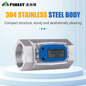 デジタルタービン流量計 LCD、ステンレス鋼/アルミニウム合金素材、高精度（±0.05％）、耐酸性 - Product Image 6