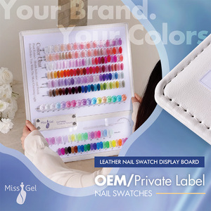 Missgel Premium 120 Tippe per Unghie, Libro Campionario di Nail Art con Smalti Gel UV Dipinti a Mano per Saloni di Manicure - Product Image 1