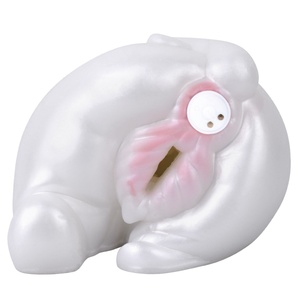 Copa de Masturbación Masculina Vibrante G6216, Masturbador Vaginal con Diseño de Cerdo Blanco de Fantasía, Juguete Sexual, Copa de Masturbación Suave y Firme, Venta al por Mayor - Product Image 5