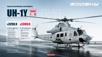 Prévente Hélicoptère RC GOOSKY UH-1Y à l'échelle 1:9 E7-BNF E7-ARF Modèle de collection premium pour adultes