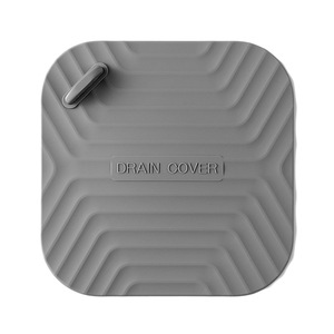 Silicone <b>Drain</b> <b>Cover</b> Irregular Shape Easy Clean Floor <b>Drain</b> Modern Design Bathroom Odor Control Insect Proof - Product Image 2