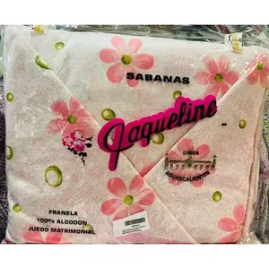 5 set di fogli di flanella di cotone 100% King Size - Product Image 6