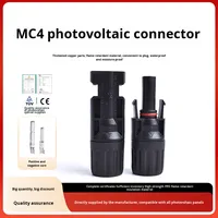 Adaptateur AC photovoltaïque étanche pour panneau solaire, connecteur rapide pour câble, matériau PC/PP0, Chine