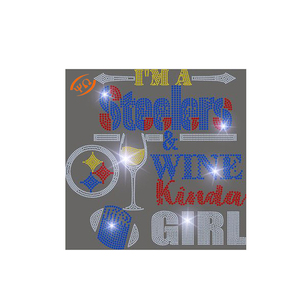 Factory Direct Wholesale Pittsburgh <strong>Terrible</strong> Towel Rhinestone Transfer Customizable Steeler Transfer for T-<strong>shirt</strong> - Product Image 3