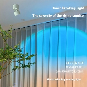 Thiết kế hiện đại tùy chỉnh thương mại hoàng hôn lối đi bầu không khí Đèn sân khấu OEM/ODM hiên cửa hàng tường ánh sáng nền nhôm cơ thể - Product Image 2