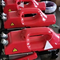 Máquina de soldadura de Geomembrana 800, depósito de 1,0mm, soldadura de membrana antifiltración, máquina de soldadura de escalada de doble rodillo