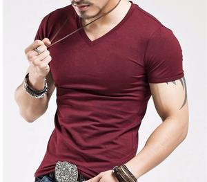 EE. UU. manga corta de alta calidad 2019 venta al por mayor Dry fit Plain hombres camisetas - Product Image 4