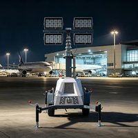 Industrieller Mobiler Lichtturm Hochleistungs-LED-Lampe Dieselbetriebener Anhänger-Lichtturm für den Außeneinsatz