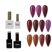 Gel UV 5 en 1 en une seule étape, fournitures pour ongles en gros, logo personnalisé, 15 ml, végan, créez votre propre marque, vernis à ongles en gel UV en une seule étape