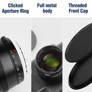 TTArtisan 50mm F1.2 Lente de enfoque manual de la Lente de la cámara sin espejo L-Mount para Leic a T/TL/TL2/CL/<span class=keywords><strong>Sigma</strong></span> <span class=keywords><strong>FP</strong></span> Lente de gran apertura - Product Image 3