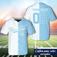 OEM POD Maßgeschneidertes Baseball-Trikot mit Stickerei, Personalisiertem Teamnamen und Farboptionen für Herren-Sportbekleidung