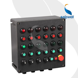 Factory Outlet High Quality Saipwell Dough Molding Compounds DMC IP66 NEMA Box Black Fiberglass Switch Enclosure