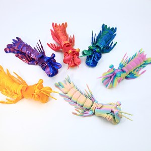 Figurine d'araignée-mantis en plastique imprimée en 3D, modèle d'animal marin articulé, jouet pour enfants, cadeau, échelle 1/12, film et télévision - Product Image 5