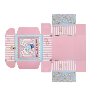 Boîtes d'expédition carrées personnalisées en carton ondulé pour petits articles, avec impression numérique et motif pieuvre en relief - Product Image 4