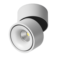 Projecteur à rail réglable grille ronde 12w Surface down light plafonnier réglable down light