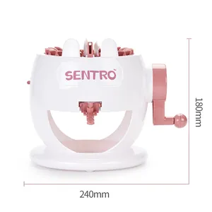 Máquina de tejer inteligente para niños, Kit de tejer con 22 agujas, para sacudir a mano, lana, tejer sombreros, juguete, casa para niña