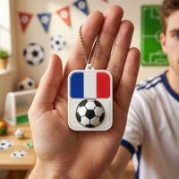 2026 USA-Canada-Mexique pour le football, pendentif drapeau à claquer, pour les 5-7 ans, souvenir pour fan de football de fête, jouet anti-stress transfrontalier
