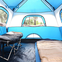 YumuQ Offre Spéciale 4 saisons étanche extérieur luxe cabine pliante tente famille Camping pour 5 personnes