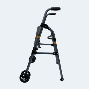 צר אלומניום מתקפל רולר מתקפל אלומיניום צר/חיצוני ניידות רפואית סיוע דו-גלגלי 300 פאונד עבור - Product Image 3