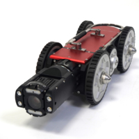 Robot caméra d'inspection de pales d'éoliennes et de canalisations HD 4MP avec vue à 360° °   Rotation, 220 °   Flip, zoom 10x, mise au point automatique