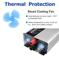Convertisseur solaire HOULI 3000W, onduleur DC 12V vers AC 220V, convertisseur vers 12V, onduleur à onde sinusoïdale pure à bas prix