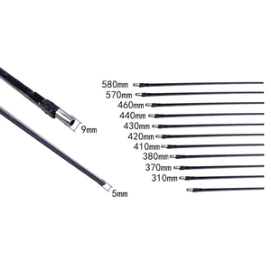 Tige de guitare noire à deux voies, réglage du cou de guitare, tige de treillis réglable à double Action pour accessoires de guitare - Product Image 2