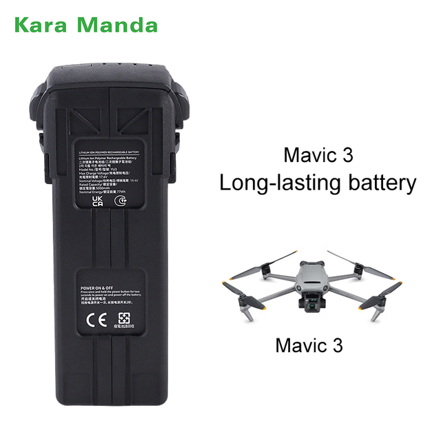 Kara Manda CE ROHS Drone Flight Battery 15.4V 5000mAh Mavic 3 Battery Drone for DJI Mavic 3 Pro Battery Lithium Polymer Battery