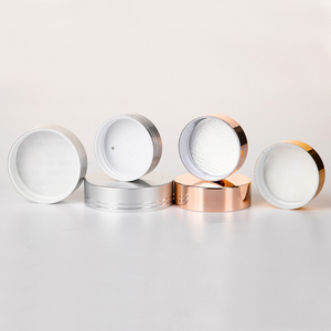 Logo <span class=keywords><strong>gravé</strong></span> Cosmetics Cream Jar Seal 53mm 58mm 63mm Rose Gold Silver Aluminium-Plastic Cap Plastic Cap avec couvercle en aluminium - Product Image 3